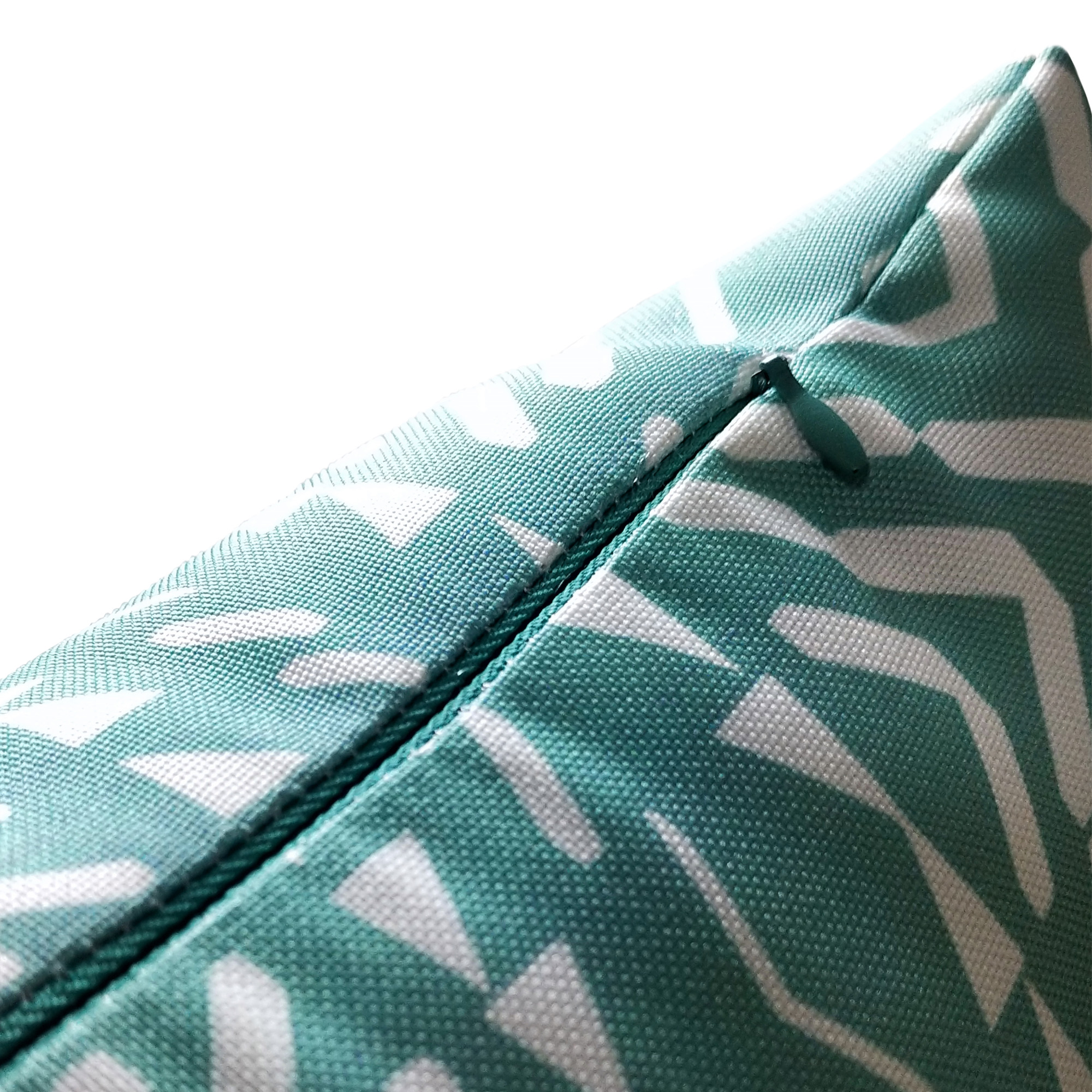 Juego de 2 Fundas para Cojín Decorativo 45 x 45 cm Ethnic Turquesa