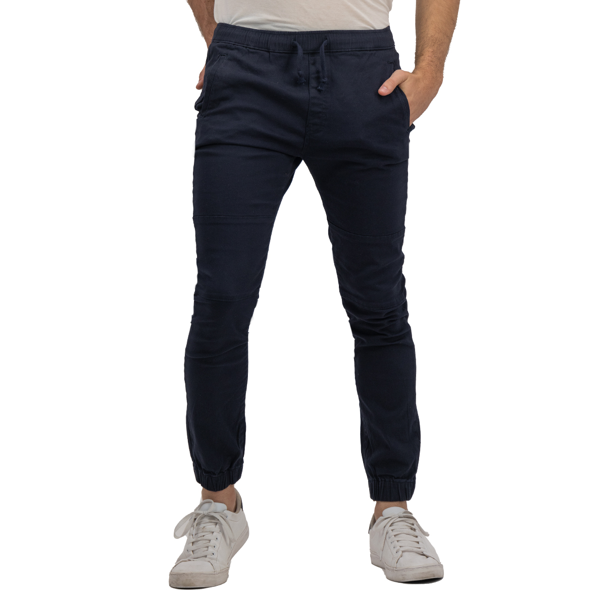 Jogger hombre best sale azul marino