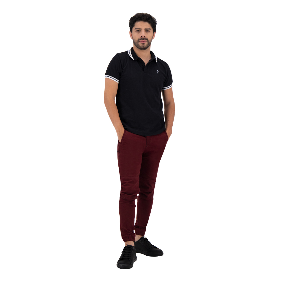 Jogger de Gabardina Premium - Vino Holstone Hombre
