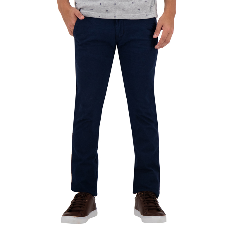 Chino de Gabardina Premium -Azul Petróleo Holstone Hombre