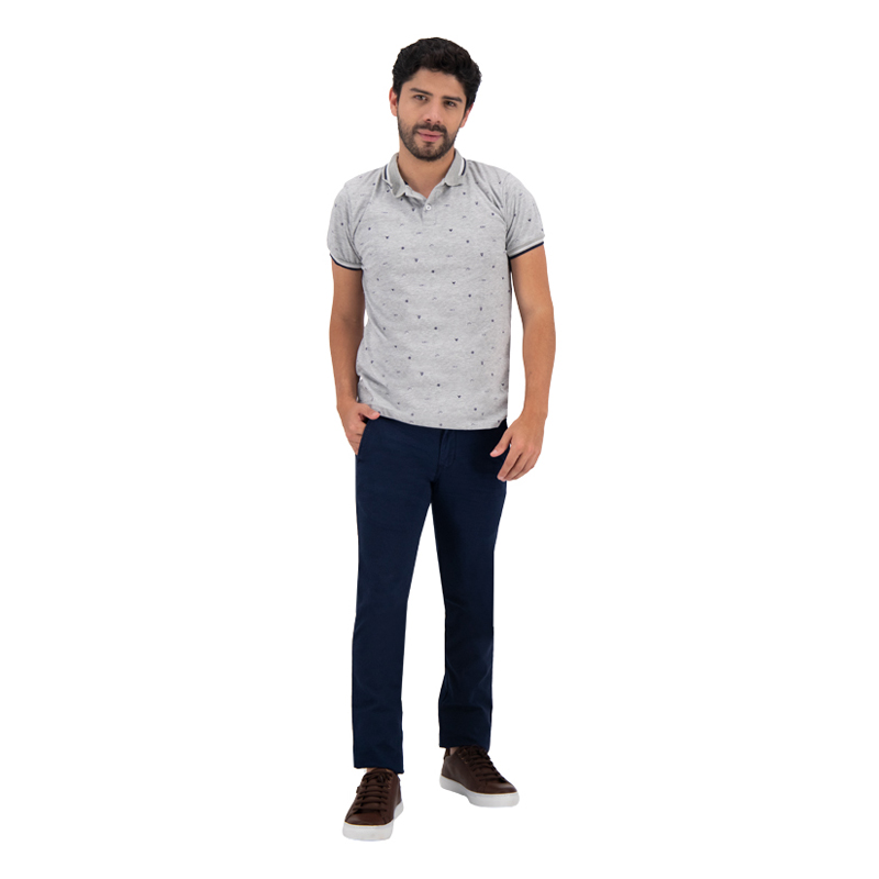 Chino de Gabardina Premium -Azul Petróleo Holstone Hombre