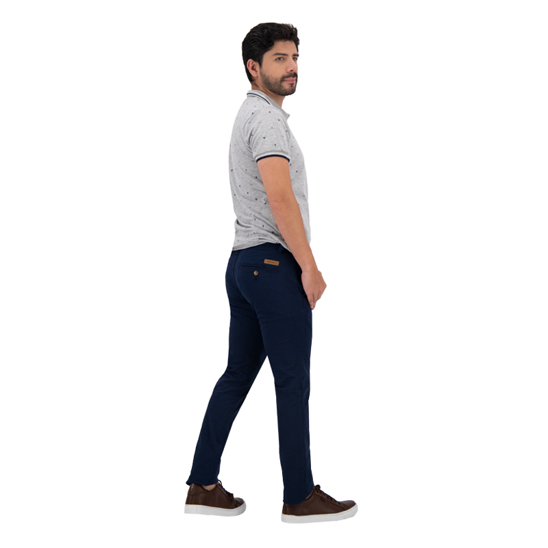 Chino de Gabardina Premium -Azul Petróleo Holstone Hombre