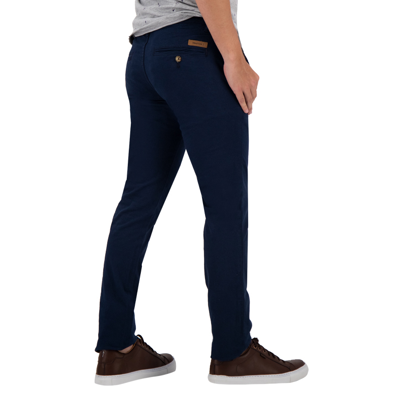 Chino de Gabardina Premium -Azul Petróleo Holstone Hombre