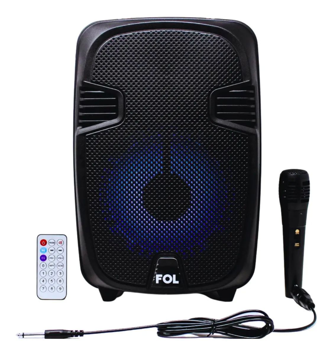 Bocina Fol 6.5 Bluetooth Micrófono Karaoke Música Inalámbrica.