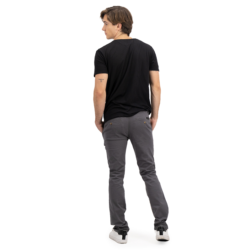 Chino de Gabardina Premium - Gris Holstone Hombre