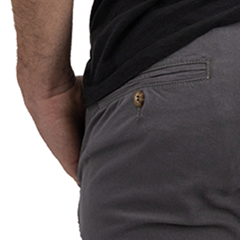 Chino de Gabardina Premium - Gris Holstone Hombre