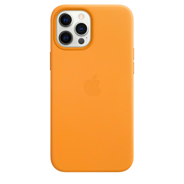 Funda de Piel con MagSafe para el iPhone 12 Pro Max - Amapola de California