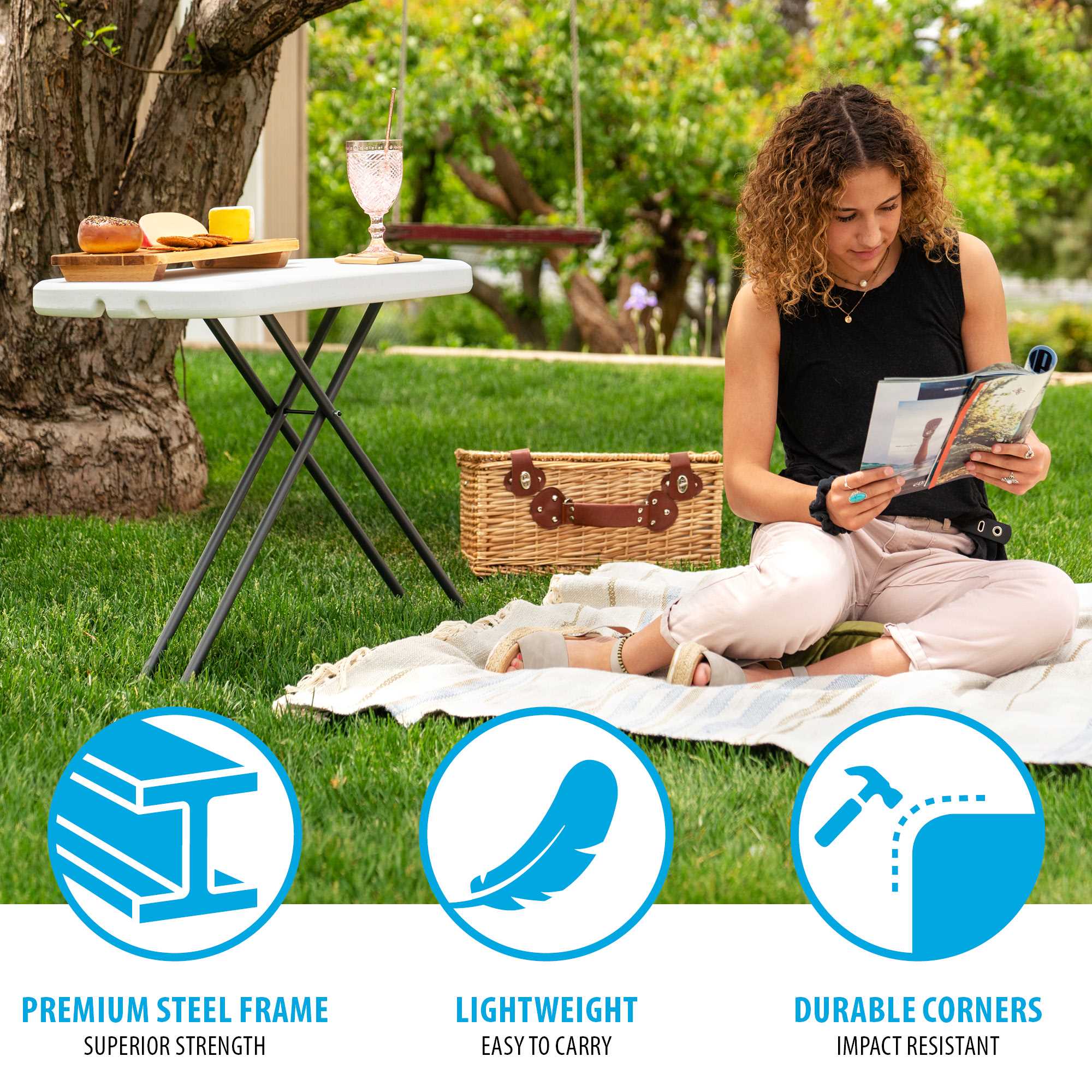 Mesa personal ajustable 26" Lifetime