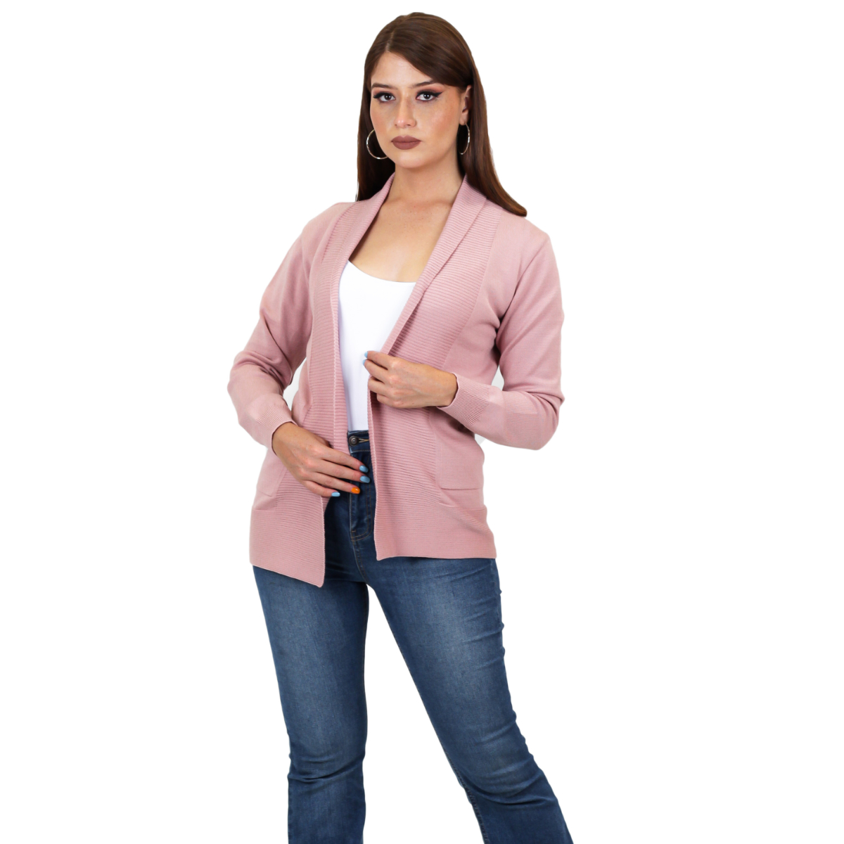 Sueter Ensamble Manga Larga Para Mujer 55 - Rosa Claro