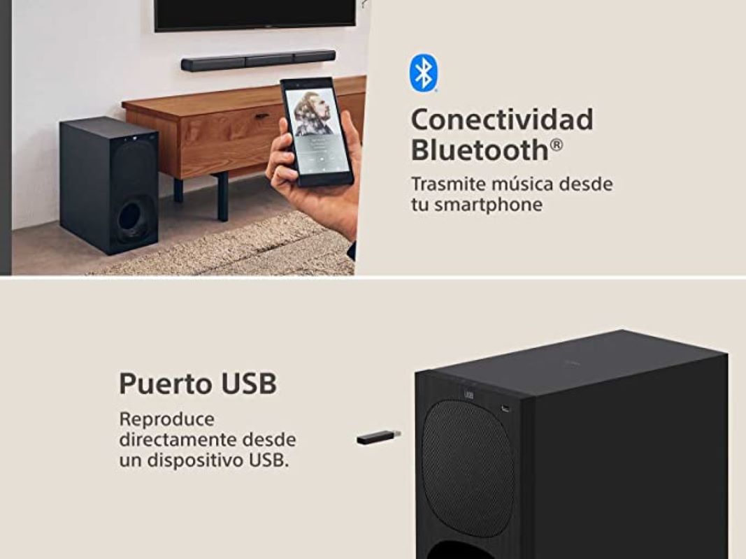 Teatro en Casa Sony HT-S40R 5.1 CH Bluetooth Dolby