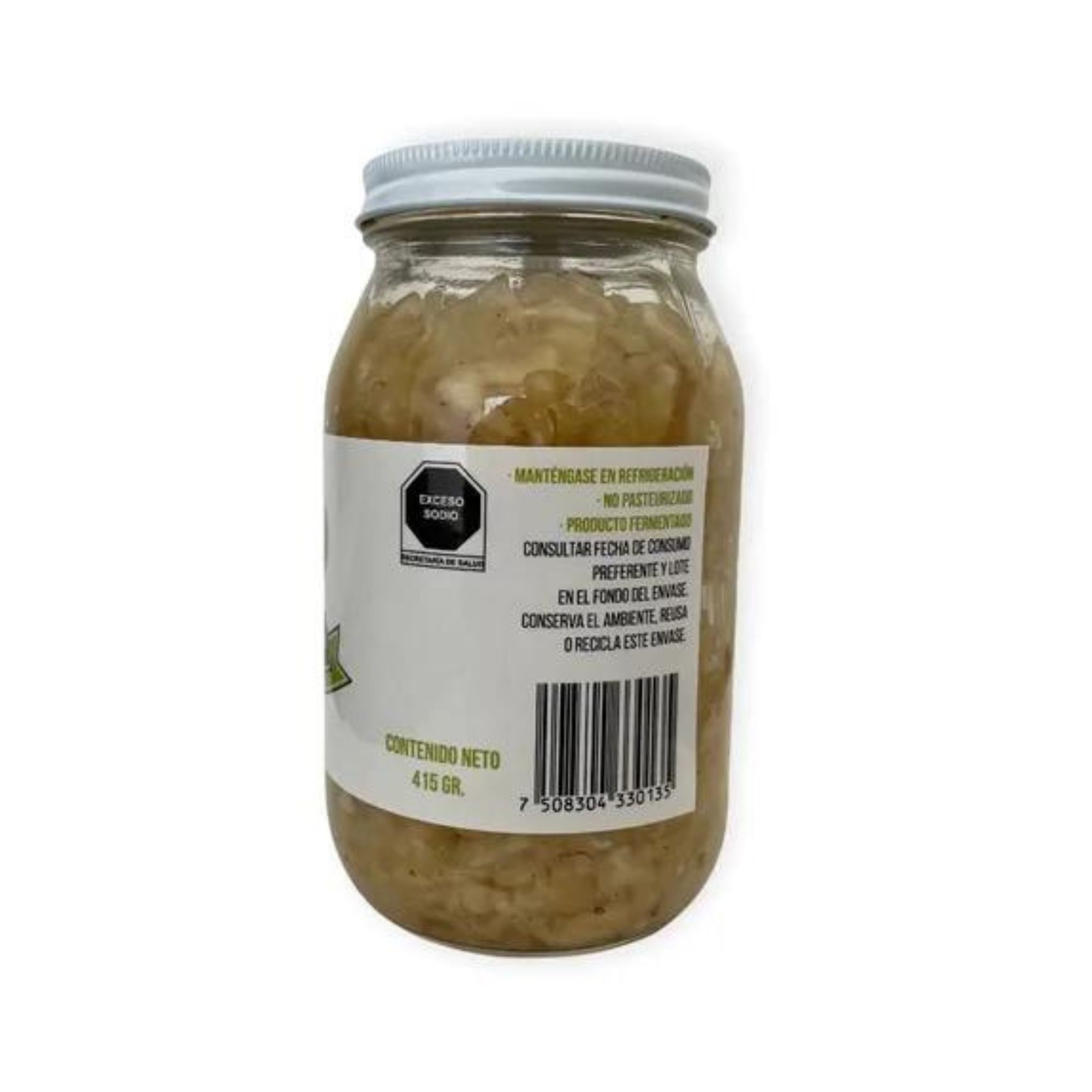 Chucrut Natural Col Fermentada 415g Sauerkraut Kol