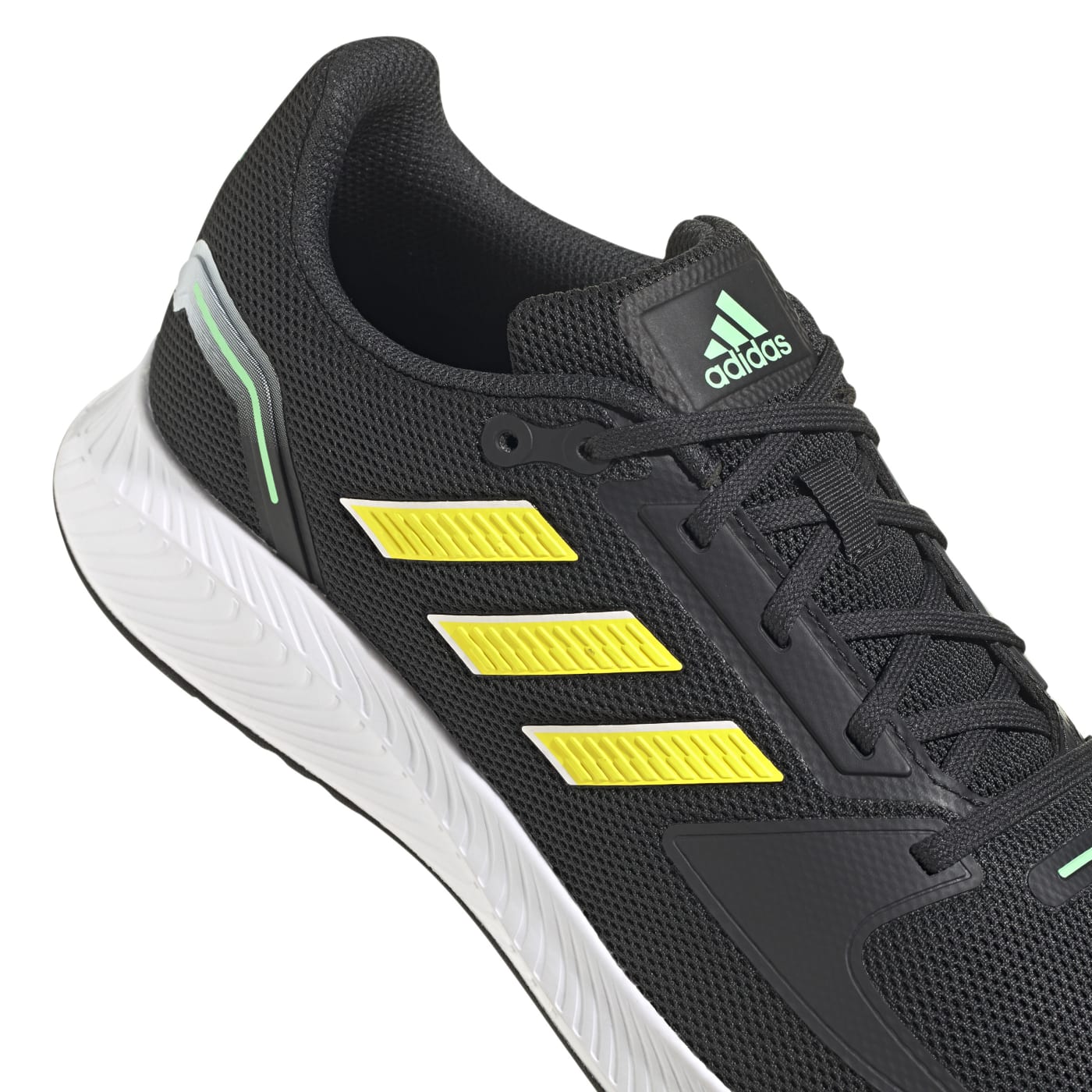 Tenis Adidas Hombre Run Falcon 2.0 Negro Running GV9555
