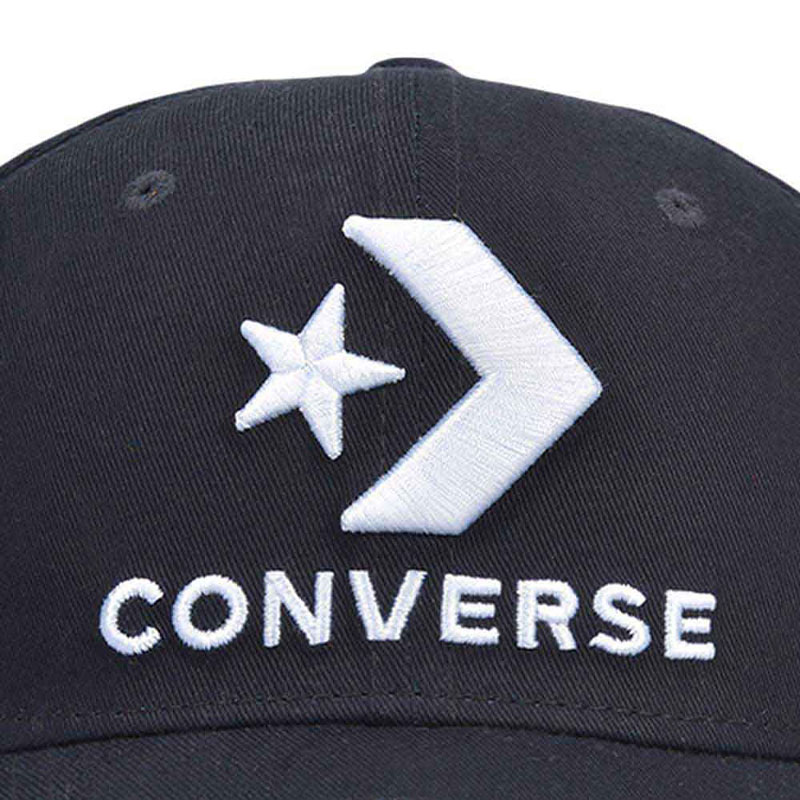 Gorra Deportiva Converse Modelo Lock Up Baseball Color Negro.