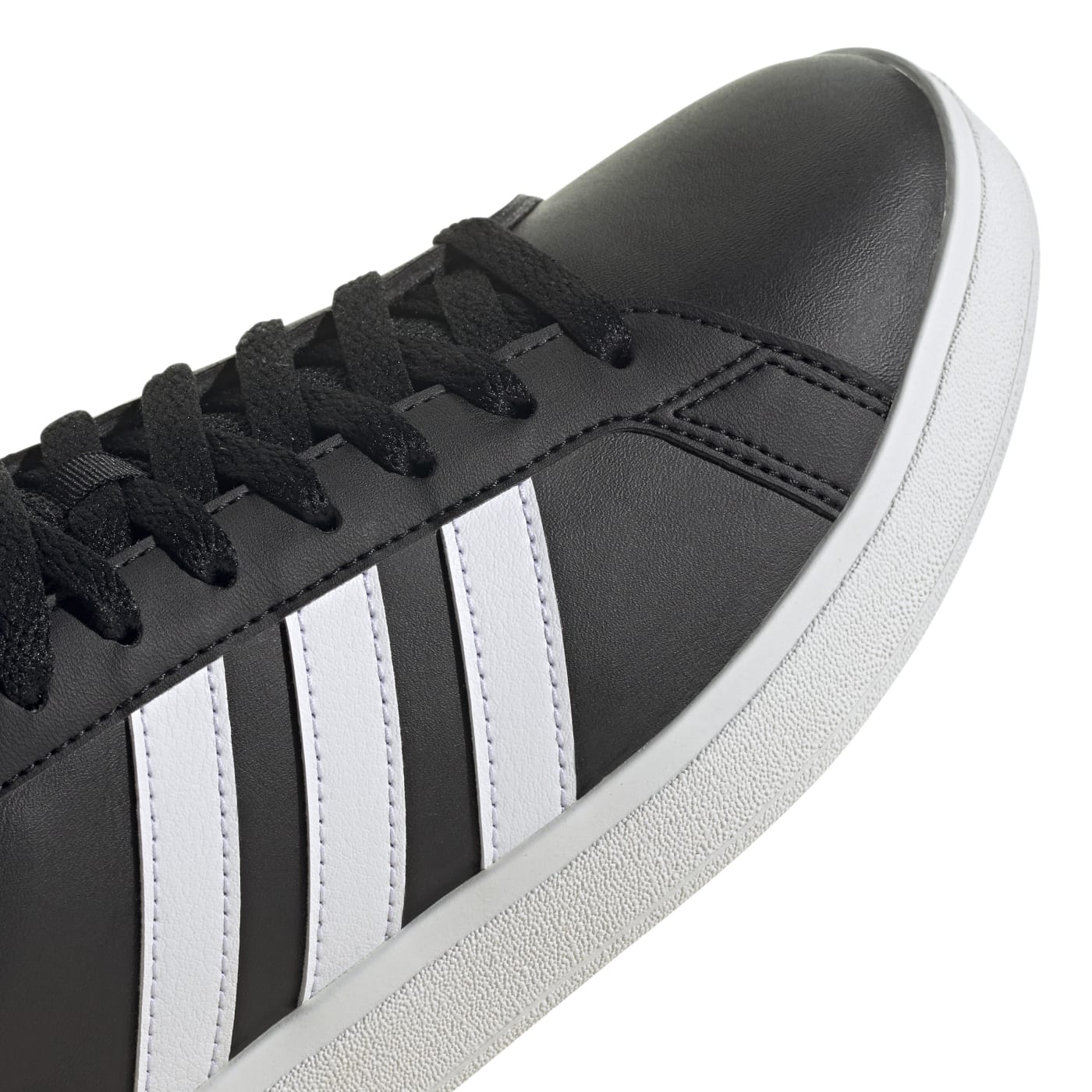 Tenis Adidas Mujer Grand Court Base 2.0 Negro Casual GW9262.