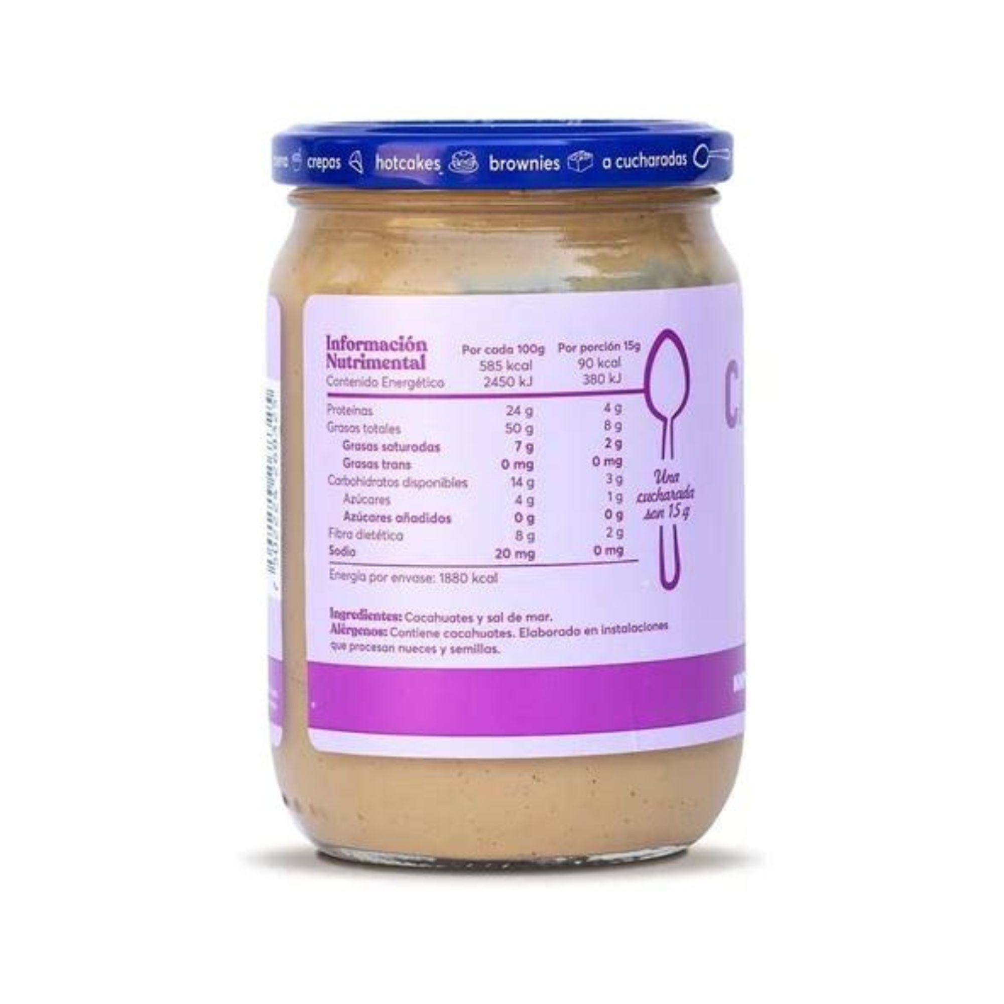 Cacahuatina Crema De Cacahuate 320g M De Maní Original