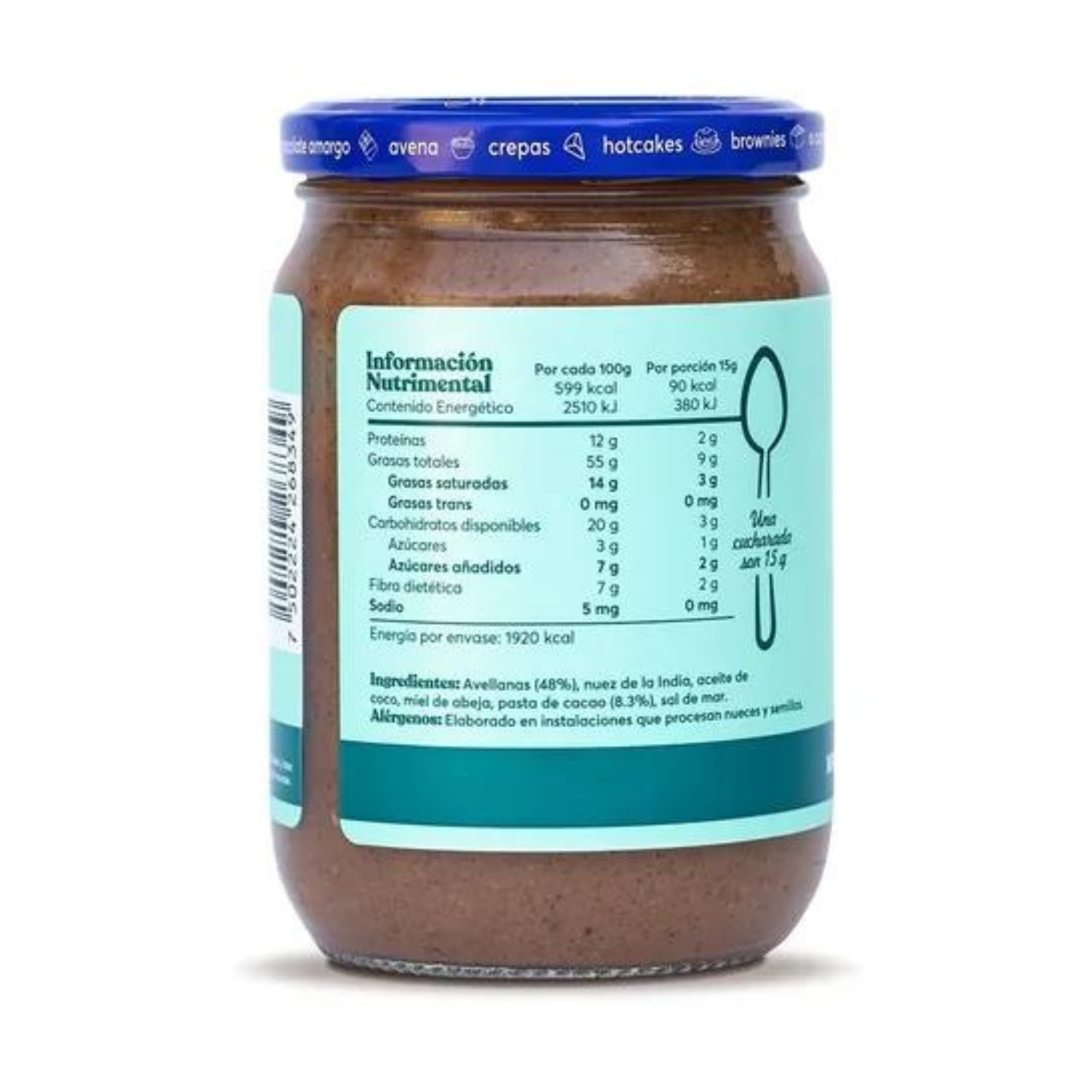 Avellina Crema De Avellanas Con Cacao 320g M De Maní