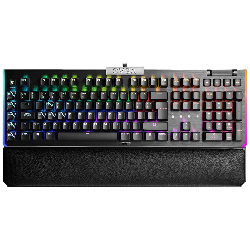 TECLADO EVGA Z20 GAMER RGB MECANICO SWITCH LINEAR 811-W1-20SP-K2