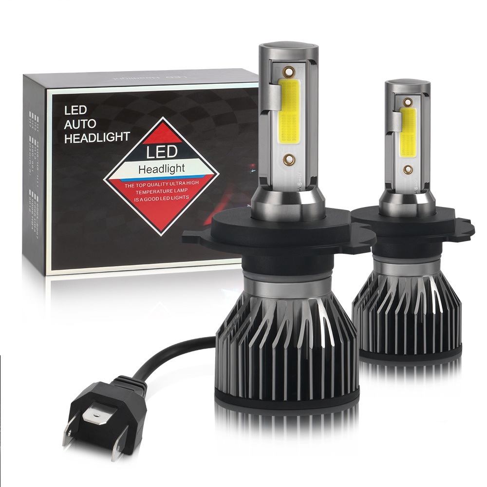 H4 H13 9007 Kit De Faros Led 18000lm Para Luz Alta Y Baja 