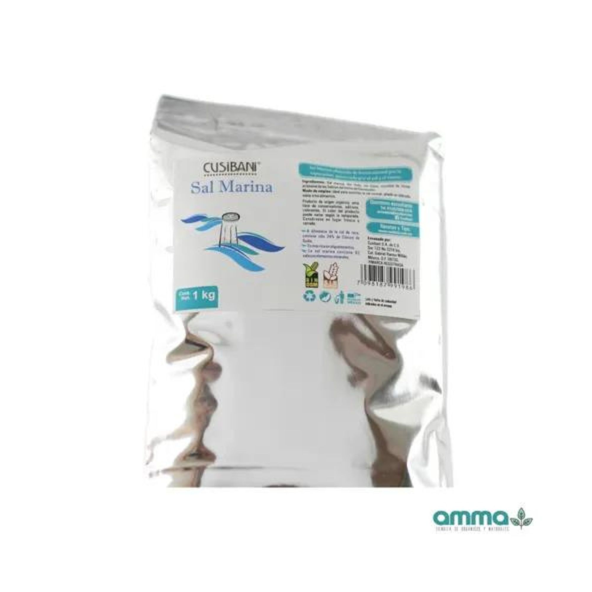  Sal Marina Gourmet Sin Procesar Cusibani 1kg