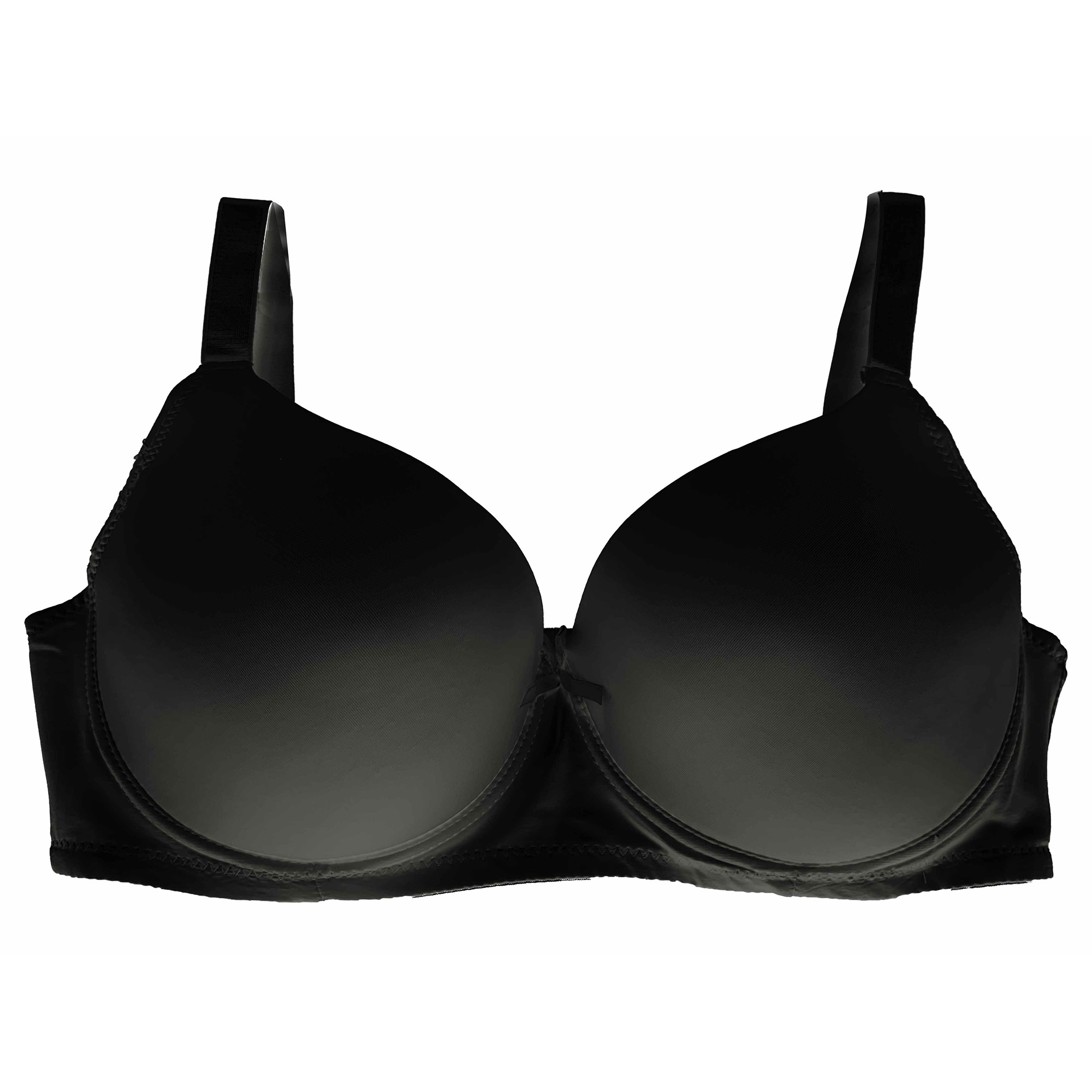 Paquete 3 Brasier Copa Triple DDD Marca Tatys Fashion Colores Básicos Pack con 1 Negro, 1 Nude y 1 Blanco