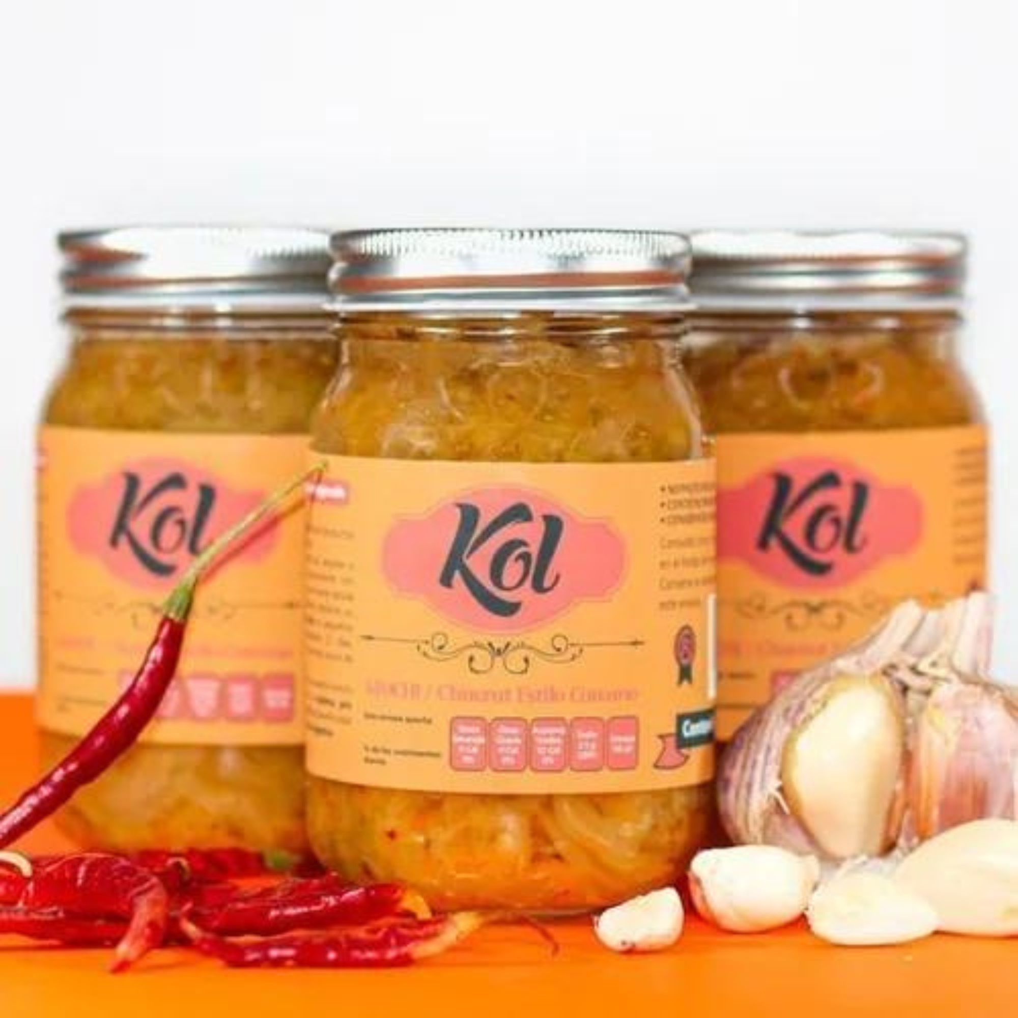 Chucrut Estilo Coreano Kimchi Col Fermentada 415g Kol