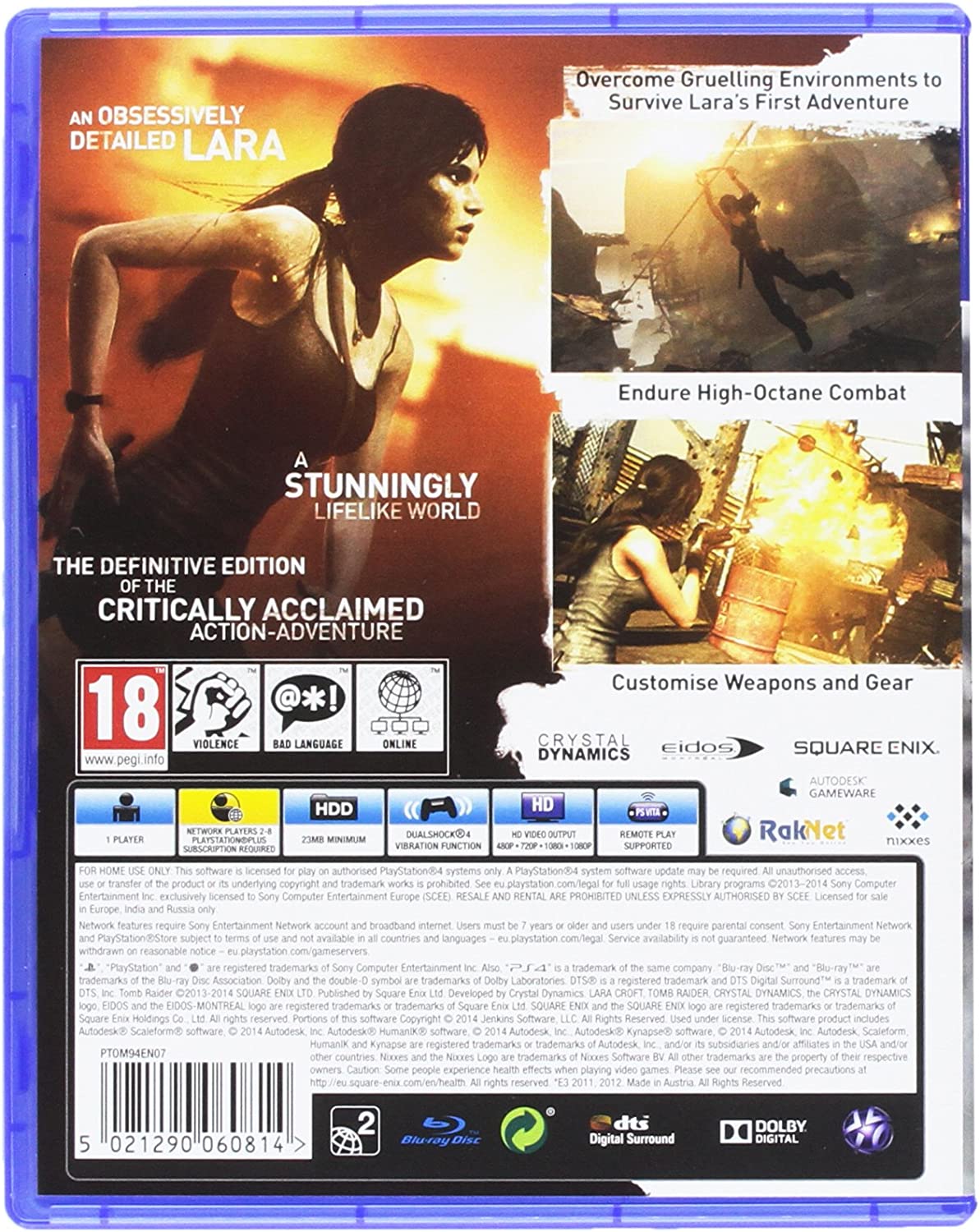 Ps4 Juego Tomb Raider Definitive Edition