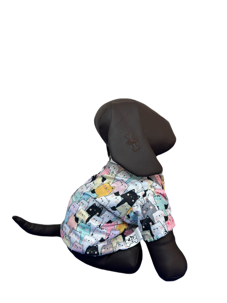 Ropa Para Mascotas Perros o Gatos Razas Pequeñas estampado Gatitos