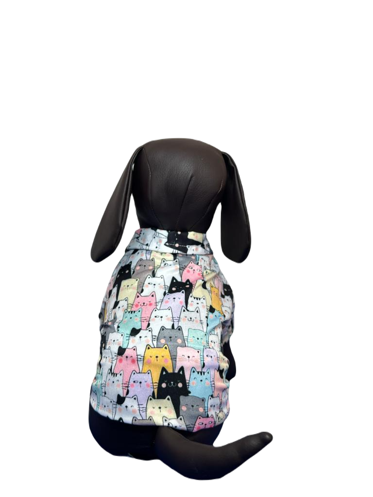 Ropa Para Mascotas Perros o Gatos Razas Pequeñas estampado Gatitos