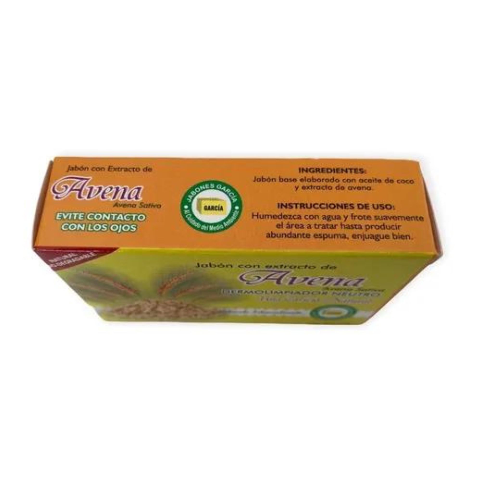 Jabón García Avena 1 Pieza 125g Ecológico Biodegradable