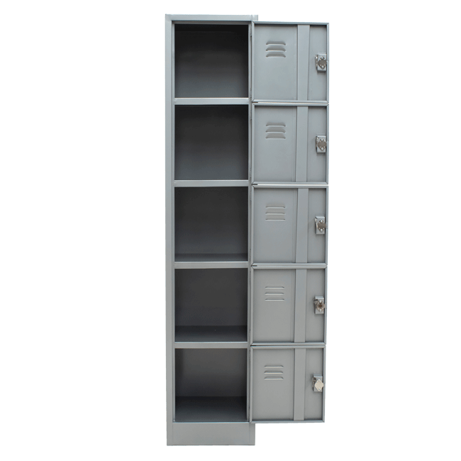 LOCKER DE 5 PUERTAS CON CHAPA