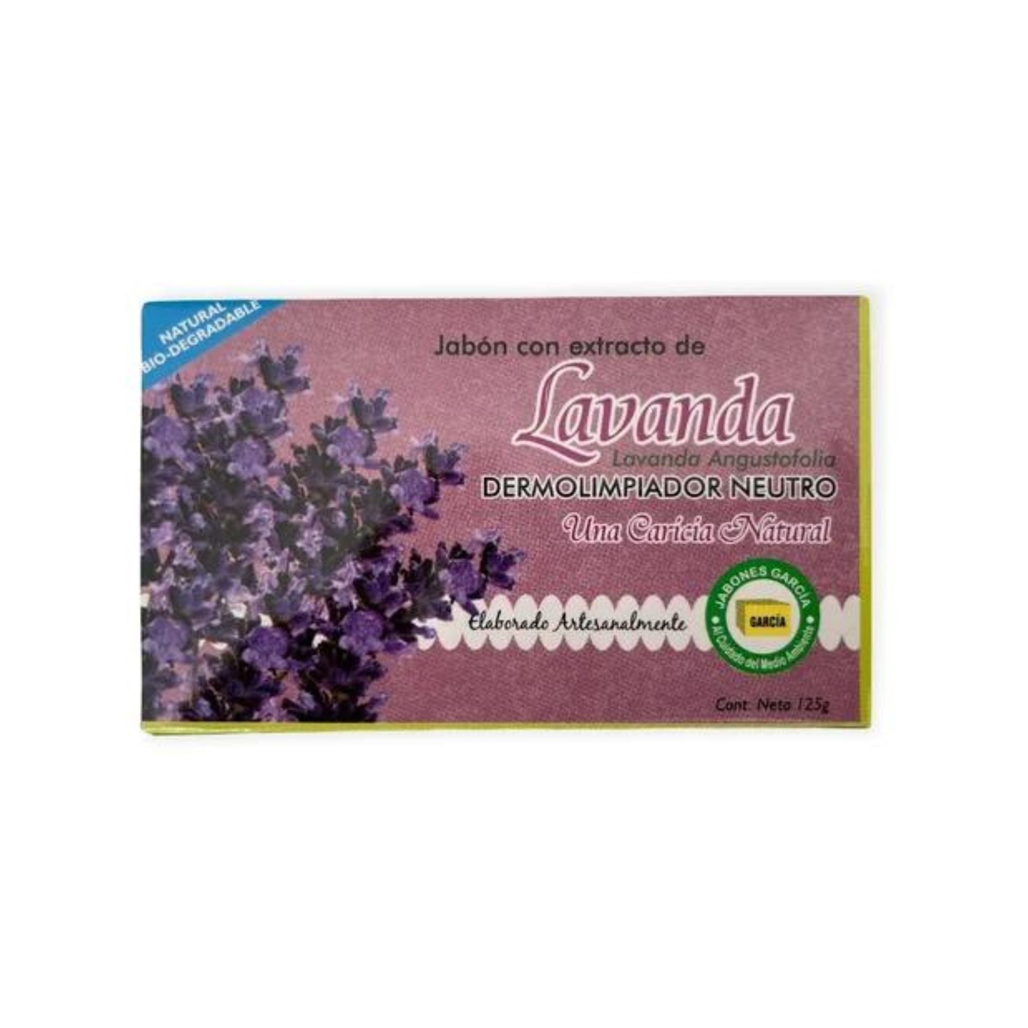 Jabón García Lavanda 1 Pieza 125g Ecológico Biodegradable