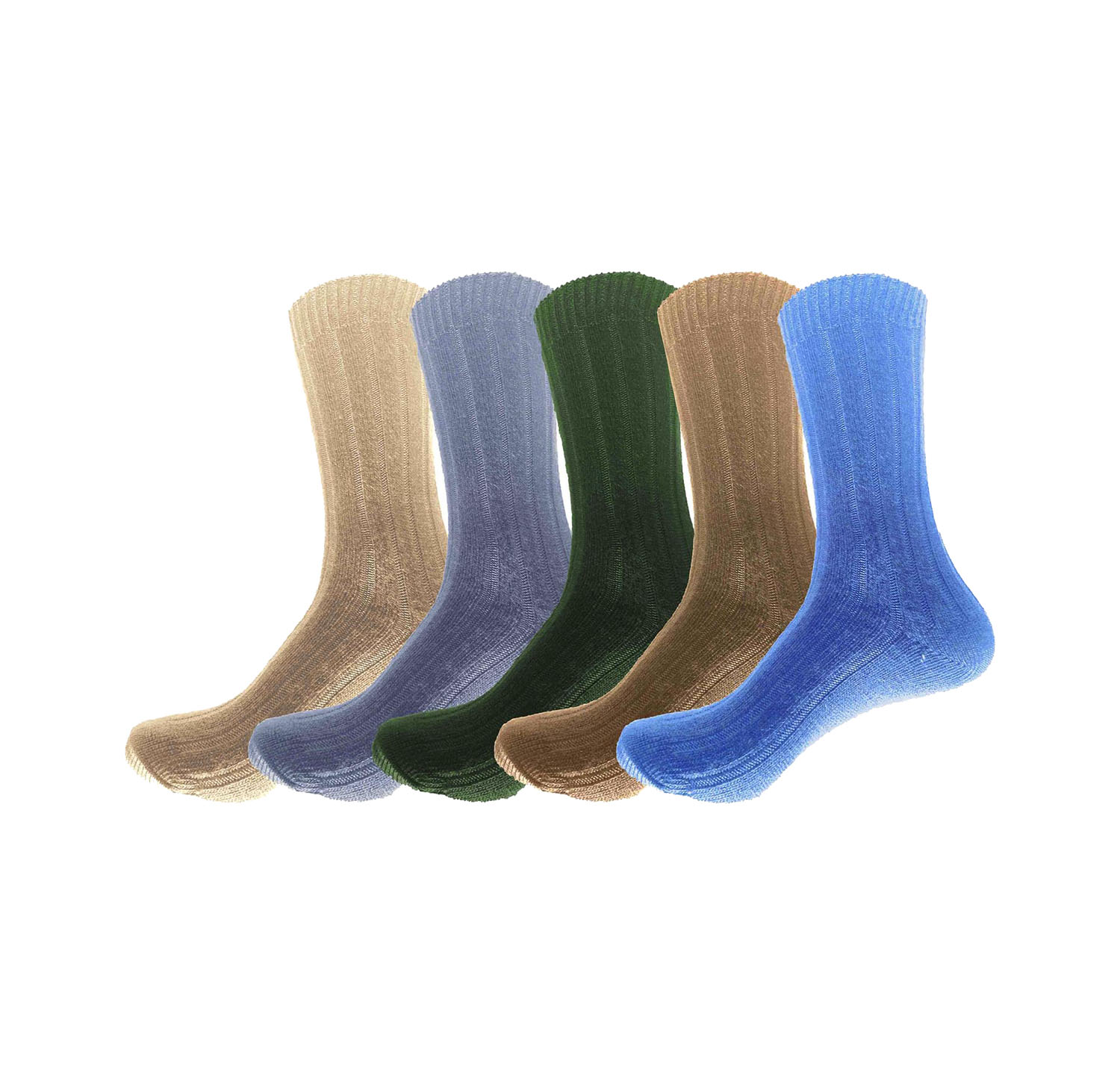 Pack de 6 Pares de Calcetines De Vestir Hombre Gran Galeón, Colores Obscuros Diseño Canales