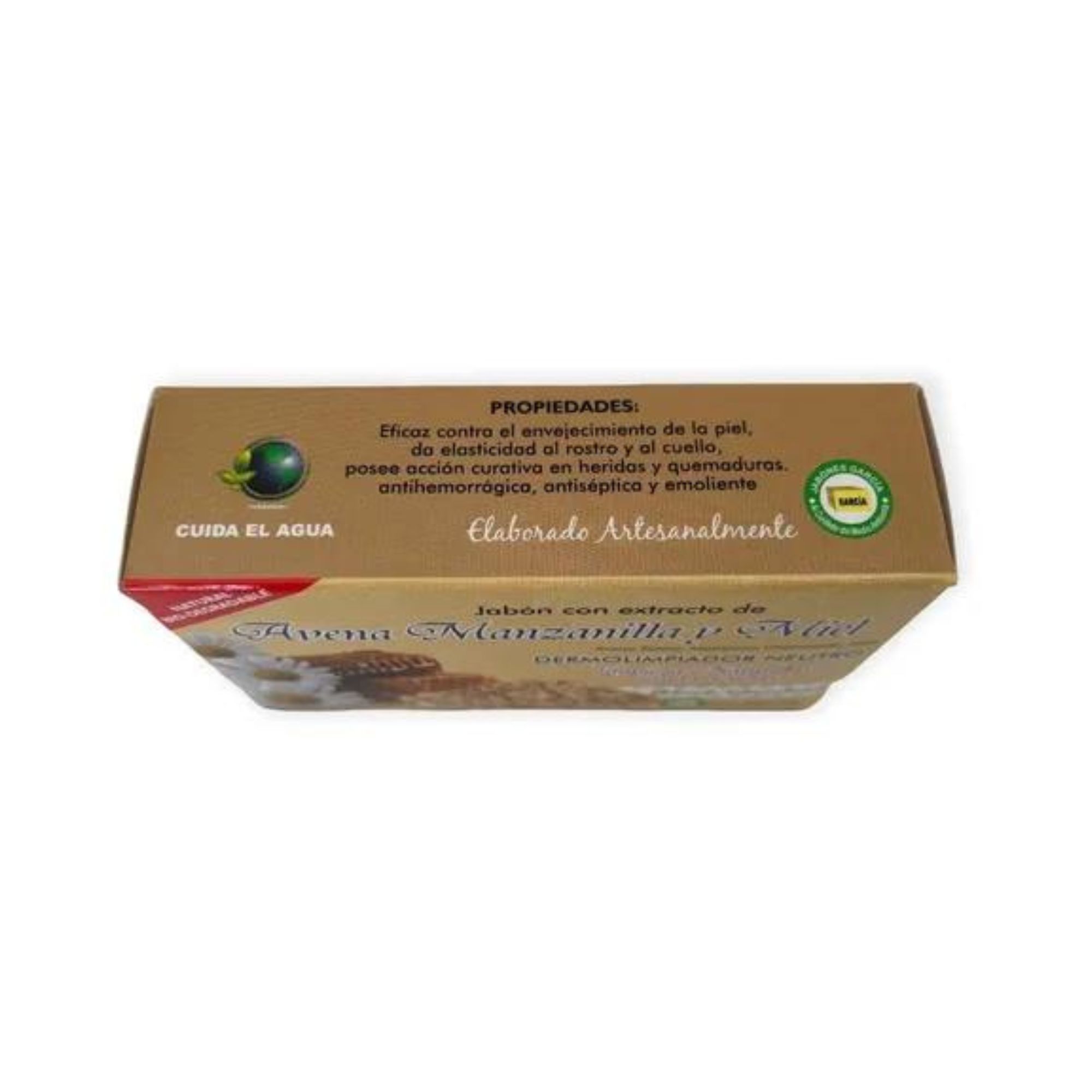 Jabón García Avena Miel 1 Pieza 125g Ecológico Biodegradable
