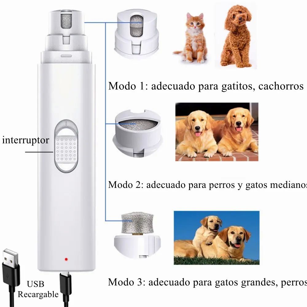 Amoladora De Uñas Para Gatos y perros Eléctrico 