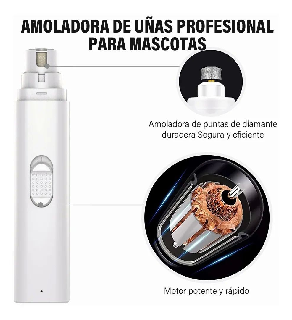 Amoladora De Uñas Para Gatos y perros Eléctrico 
