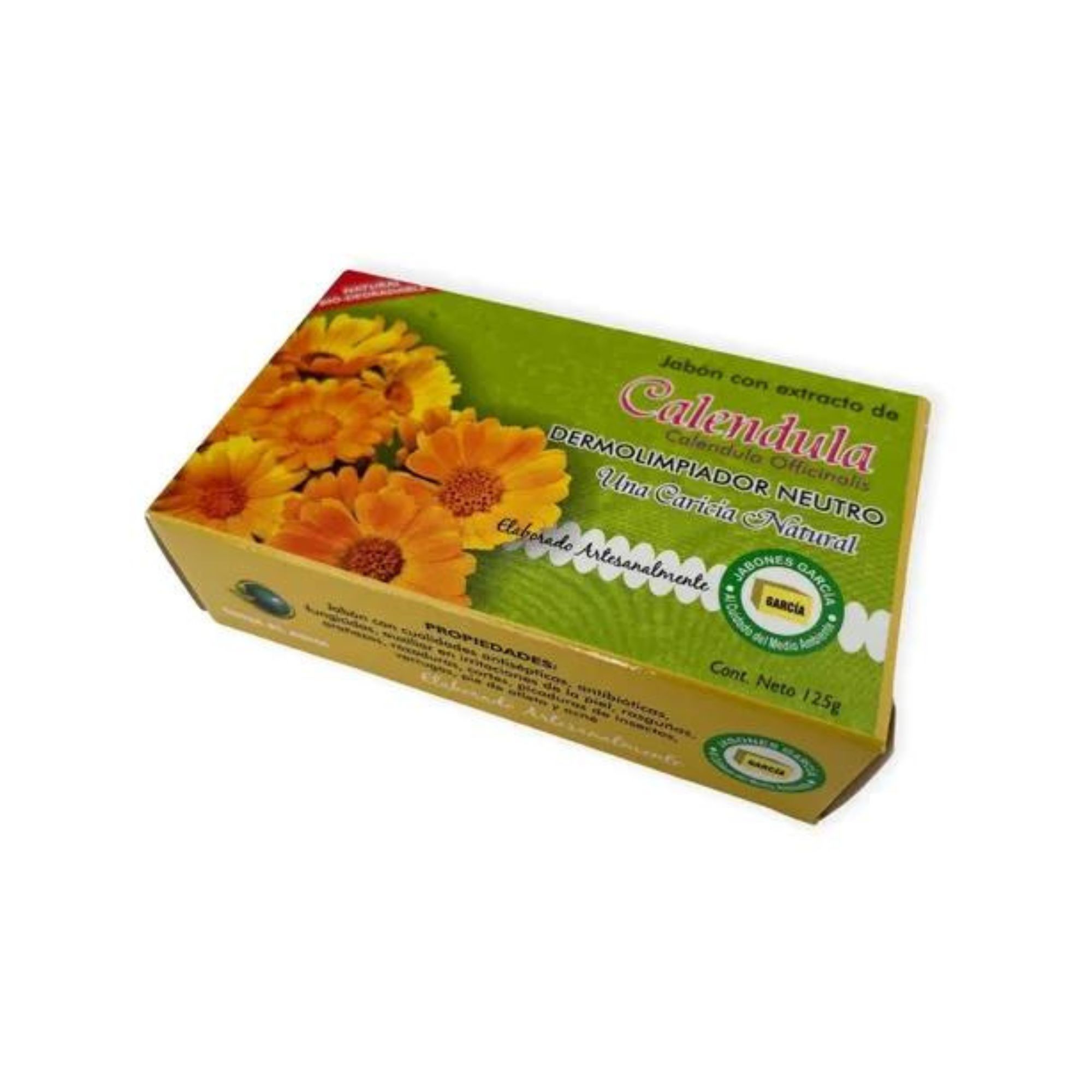 Jabón García Caléndula 1 Pieza 125g Ecológico Biodegradable