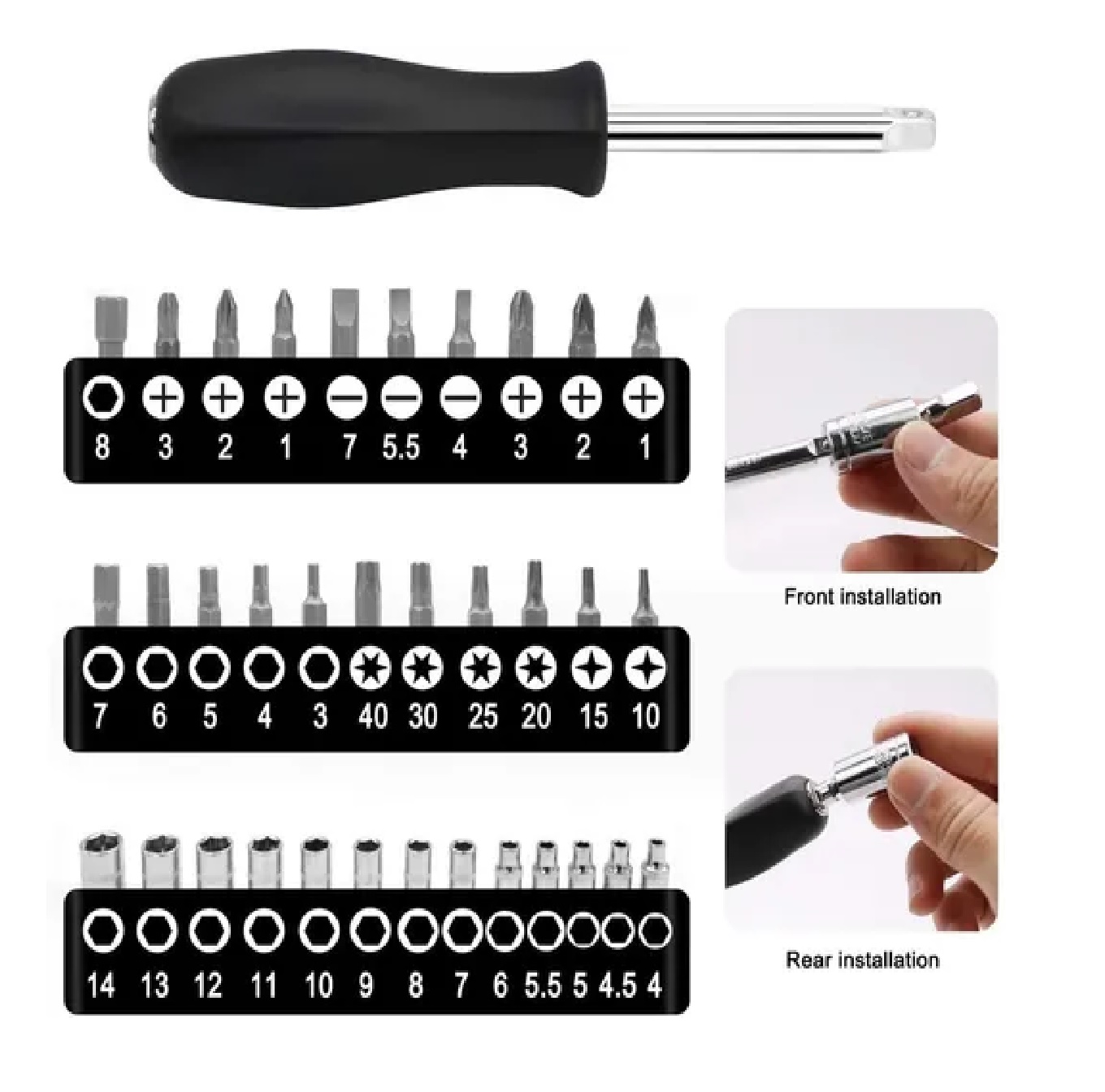 Autocle Juego De Herramientas Mecanica Dados Acero