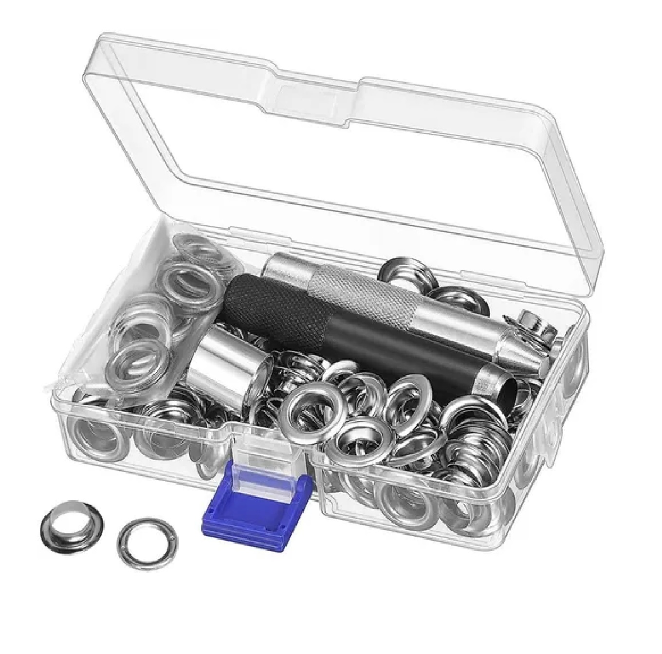 Kit De Ojales Lona Prenda Arandelas Metálicas