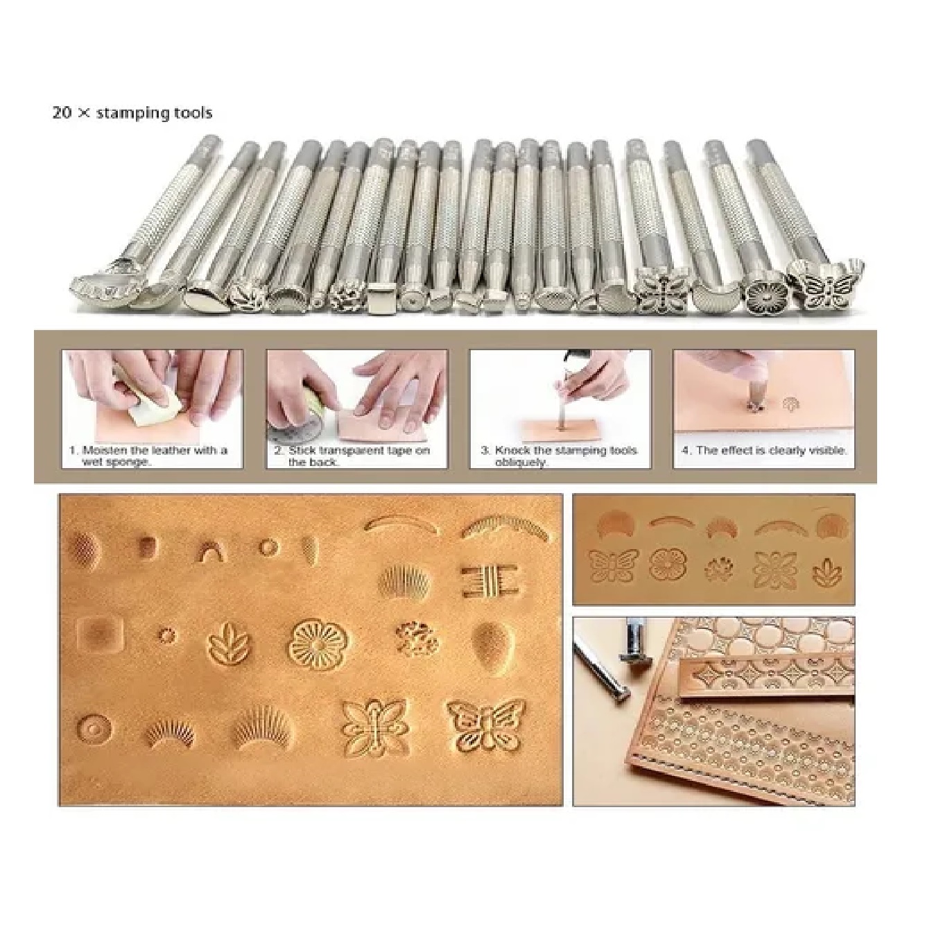 Juego De Herramientas Para Trabajar Cuero