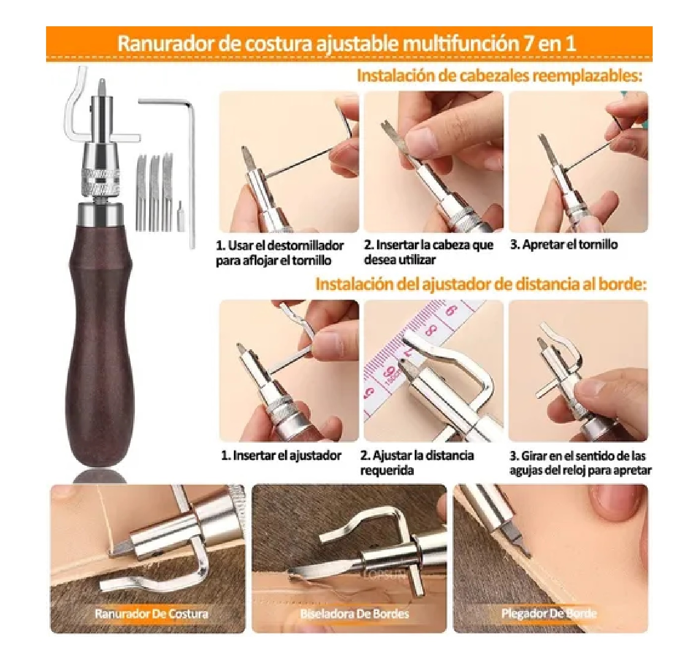 Juego De Herramientas Para Trabajar Cuero