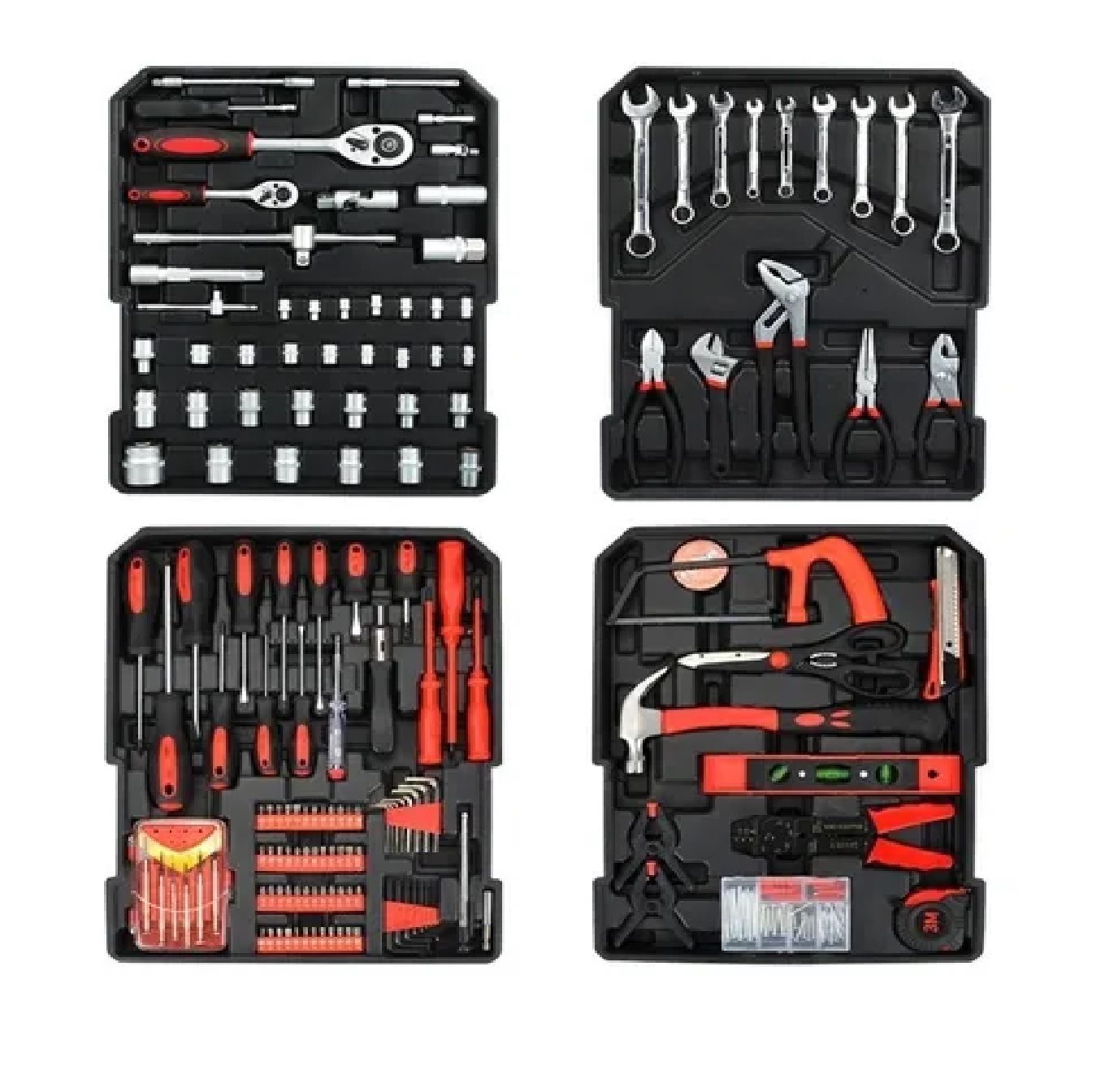 Juego De Herramientas Para Carpintero Y Maquinaria Estuche Metalico