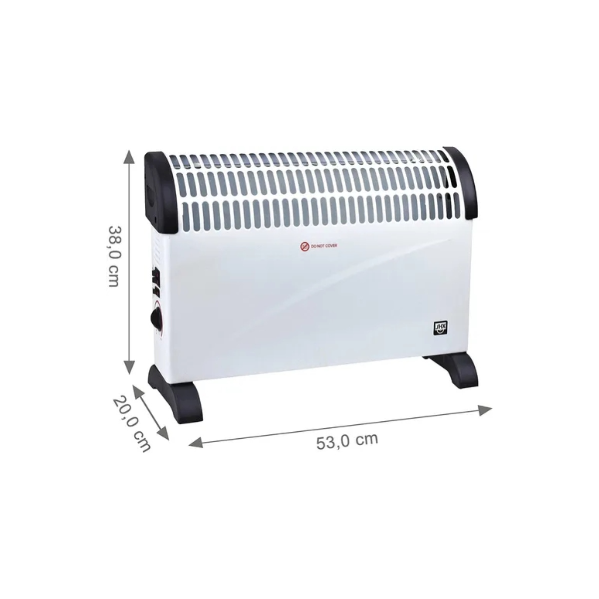 Calefactor electrico tipo panel de conversión