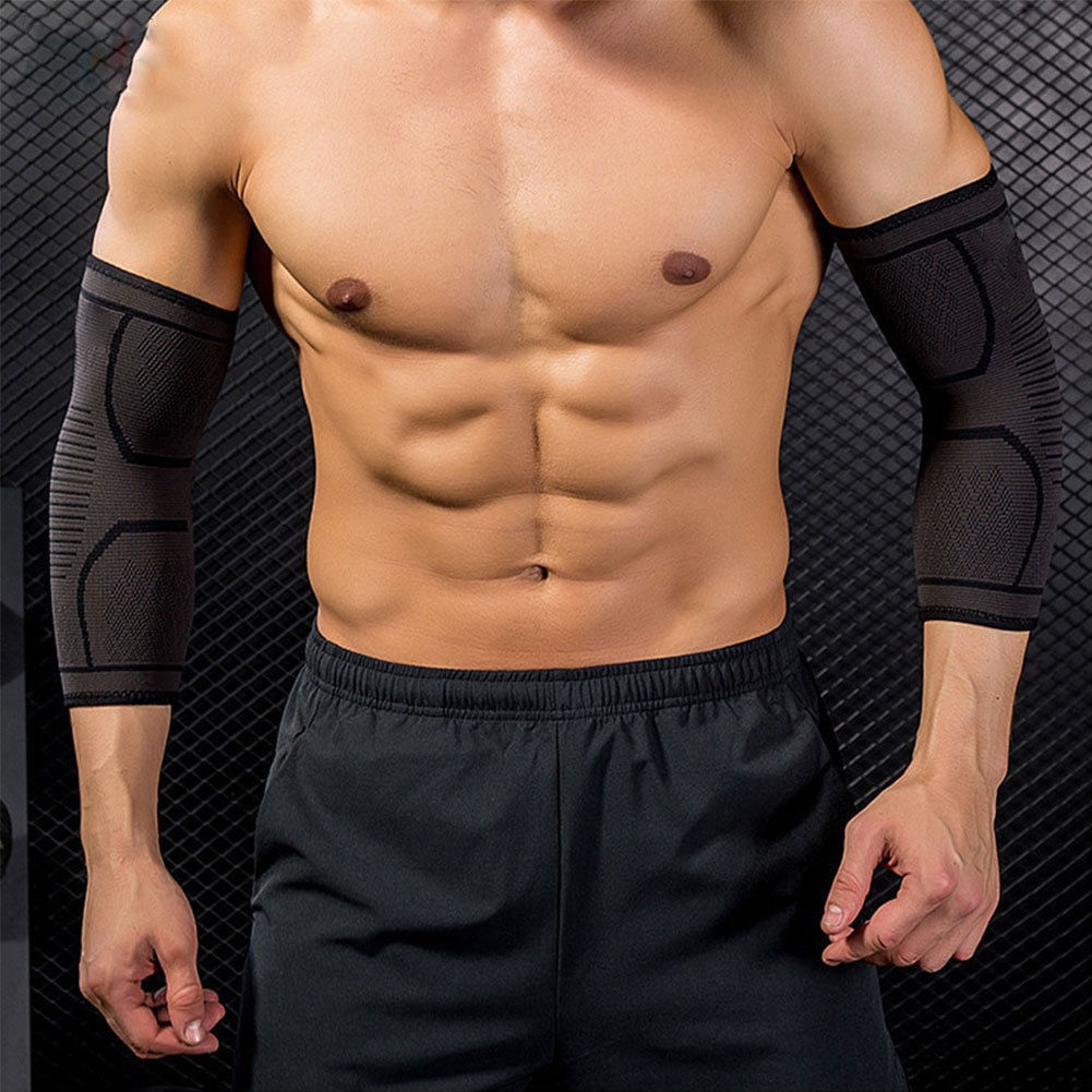 Par de coderas Elástica Deportes Gym De Alta Calidad