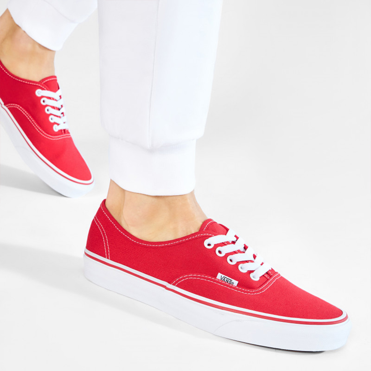 zapatos vans mujer originales rojos