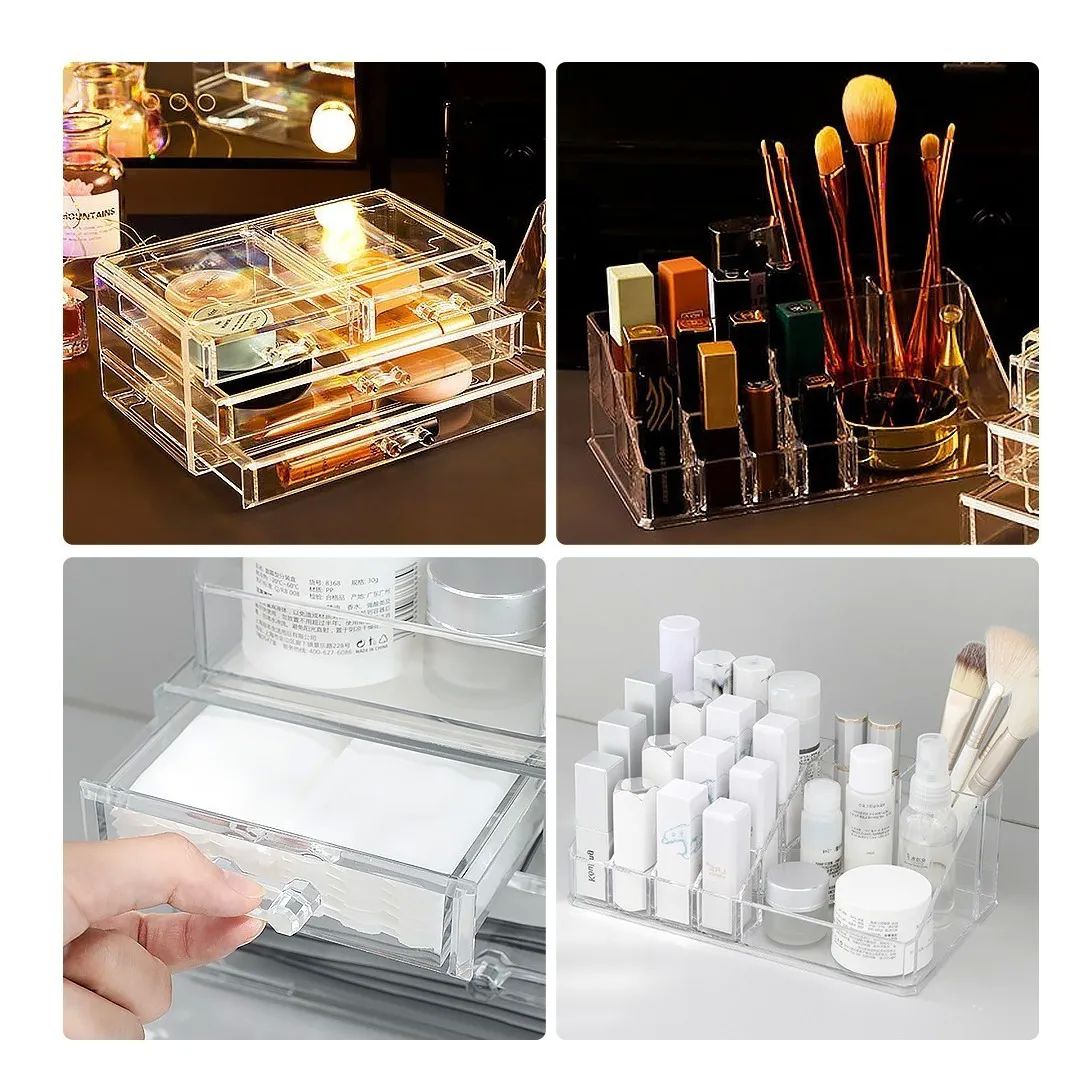 Organizador De Maquillaje Y Caja De Almacenar Con Cajones