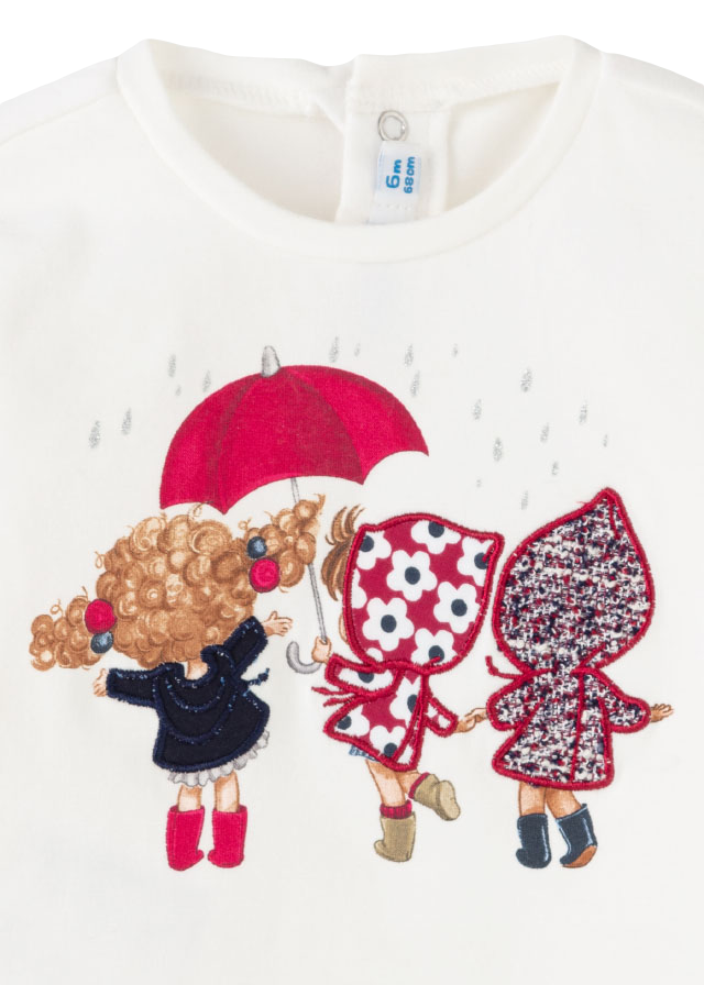 Conjunto Bermuda Punto Bebé Niña Marca Mayoral