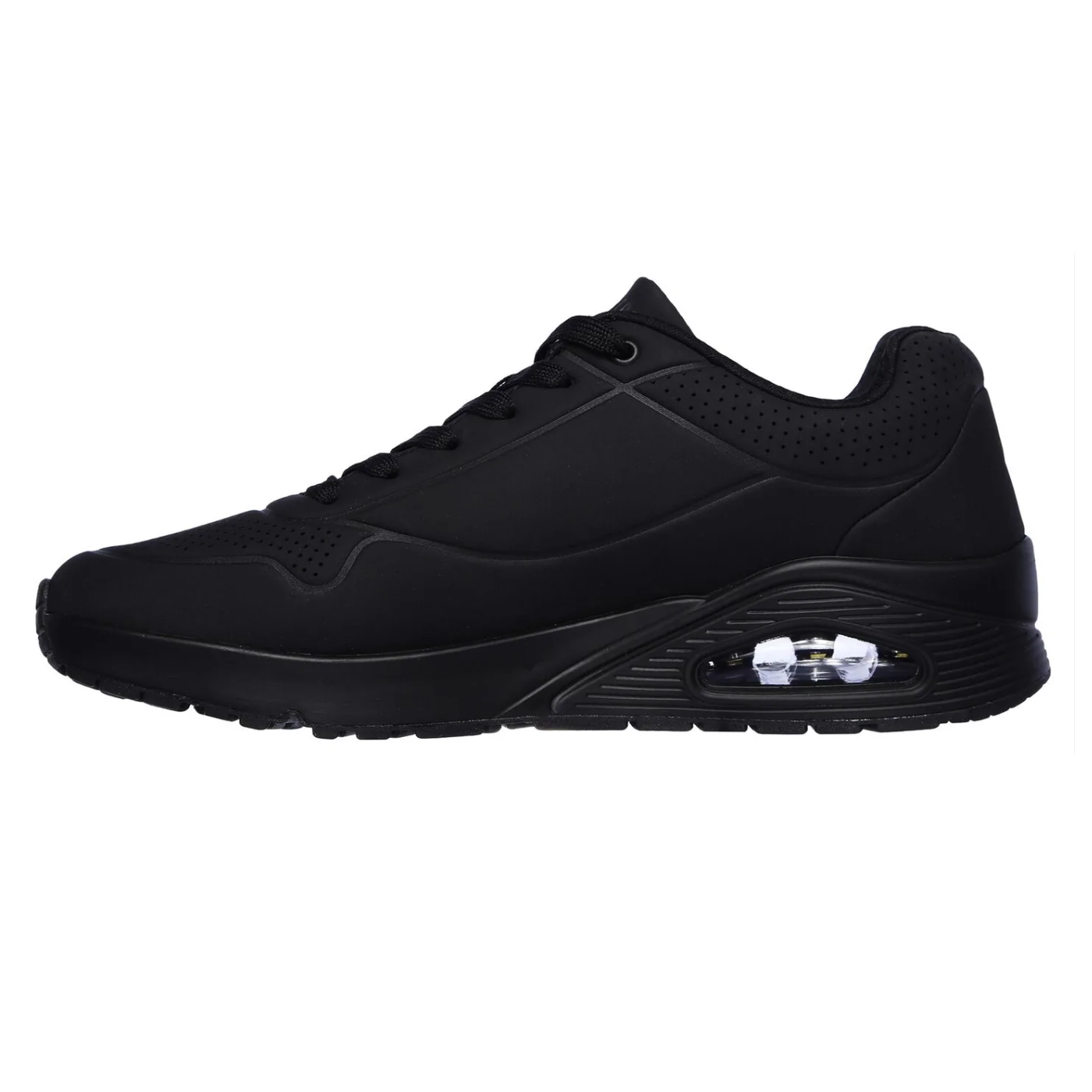 Tenis Skechers Uno-Stand On Air Negro Casual Hombre.