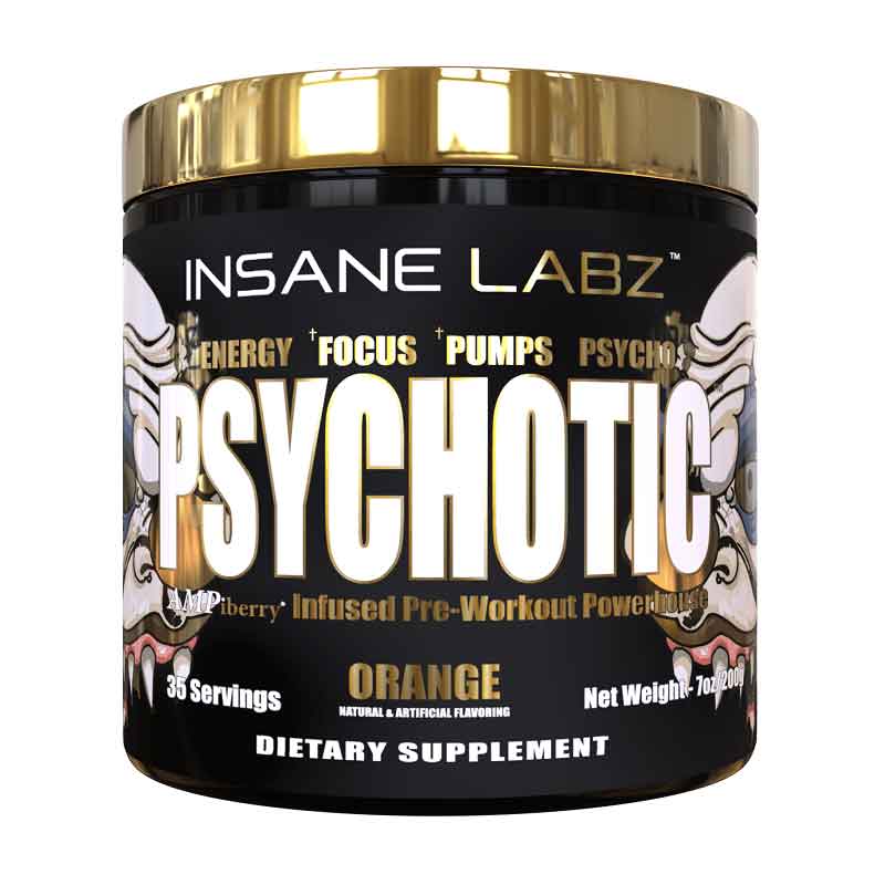 Pre-Entreno Insane Labz Psychotic Gold 202 Gr. 35 Serv. - Gummy Candy