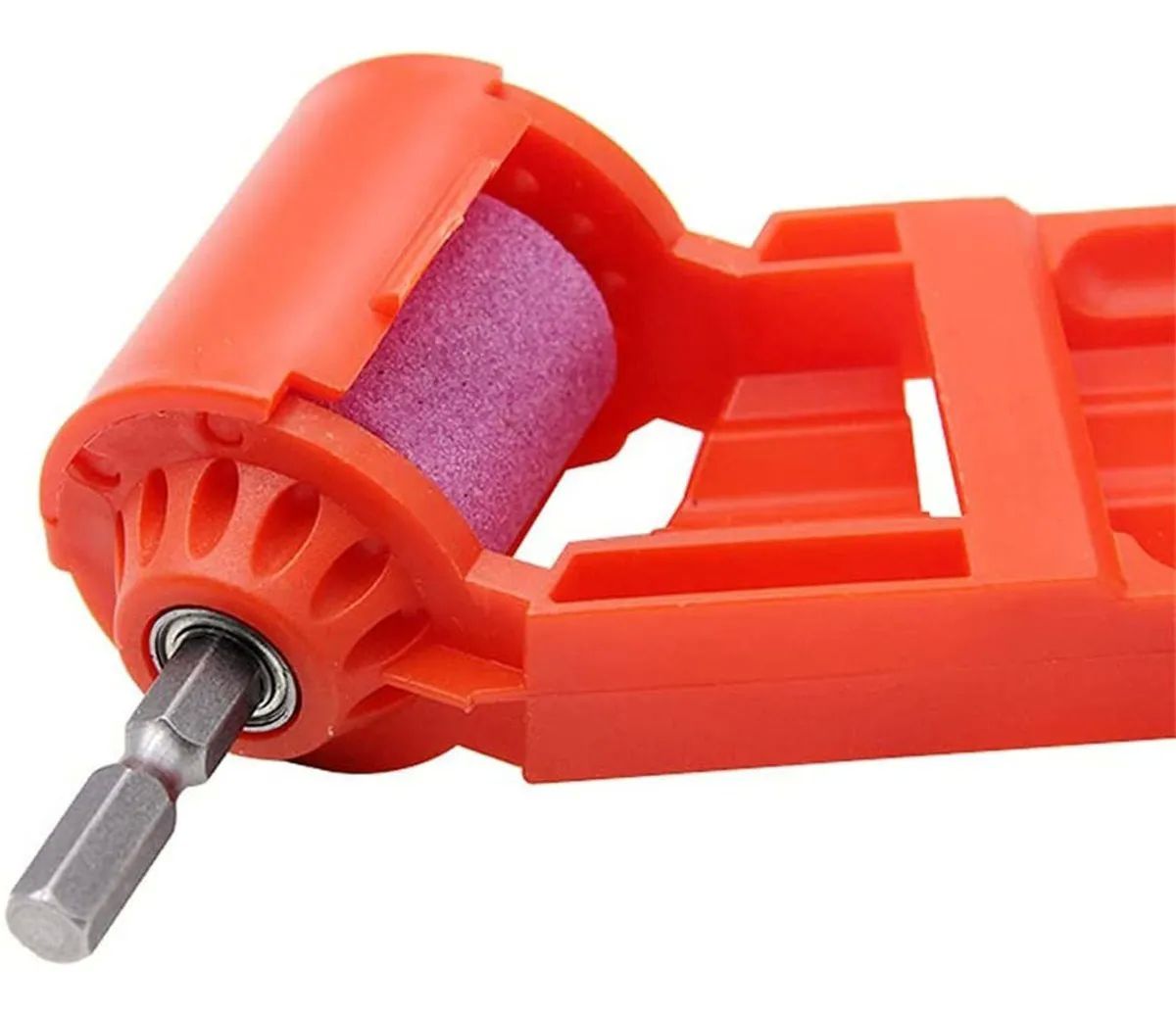 Afilador Brocas Taladro Saca Filo Naranja