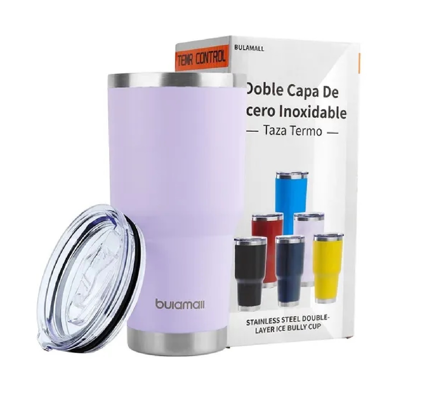 Termo Portátil De Acero Inoxidable De 30 Oz Blanco